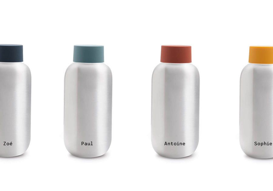 Bouteilles personnalisées Zeste