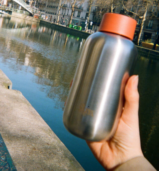 bouteille inox France Zeste mobile
